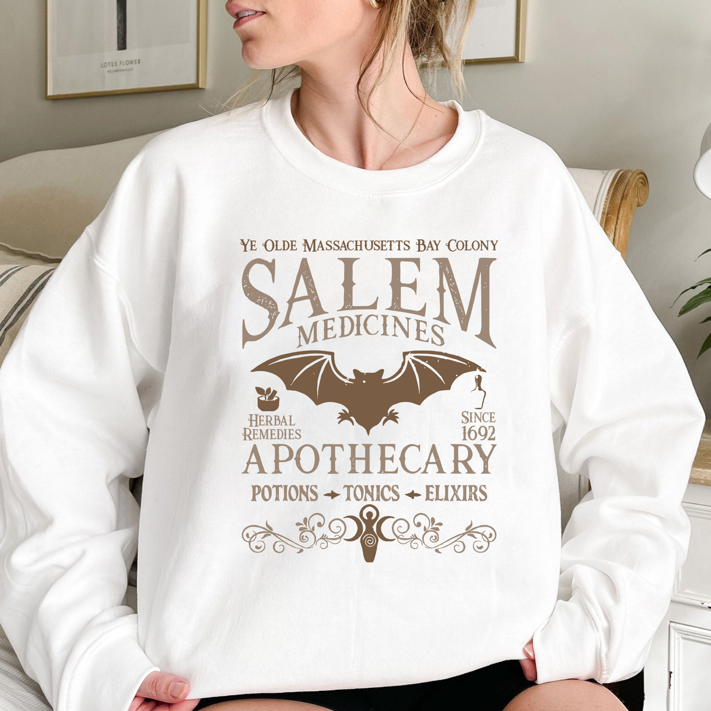 Salem Apothecary 1692 Sweatshirt - Halloween-Geschenk für Hexen- und Geschichtsfans