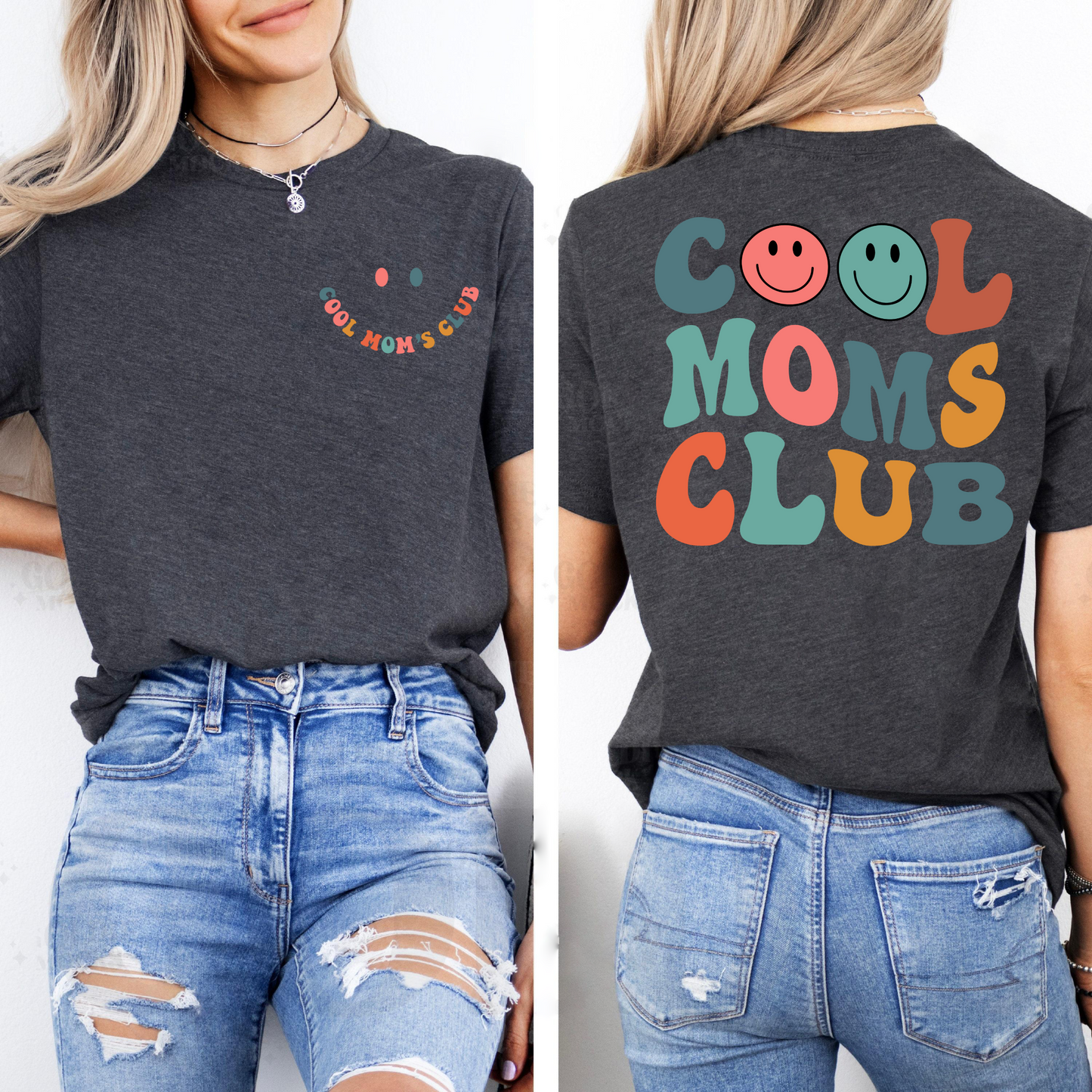 Cool Moms Club Trend-Shirt, Mütter-Modestatement