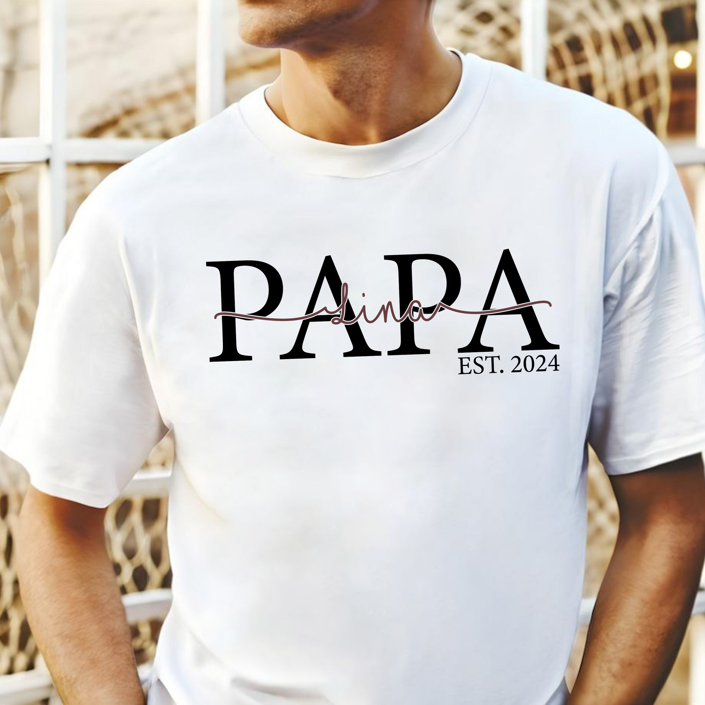 Personalized Dad Shirt with Children's Names - Father's Day Gift