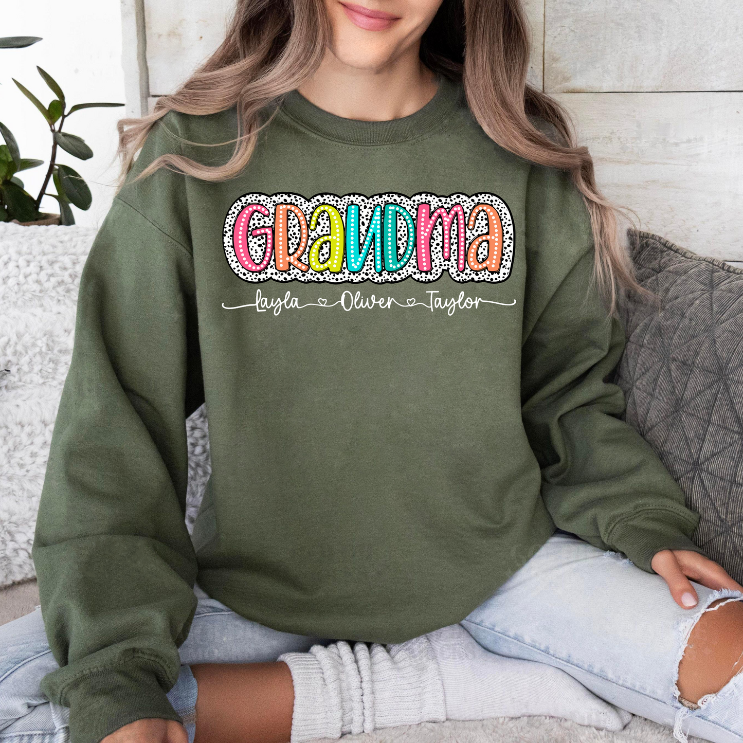 Oma Dalmatiner Design - Mit Liebe personalisiertes Geschenk