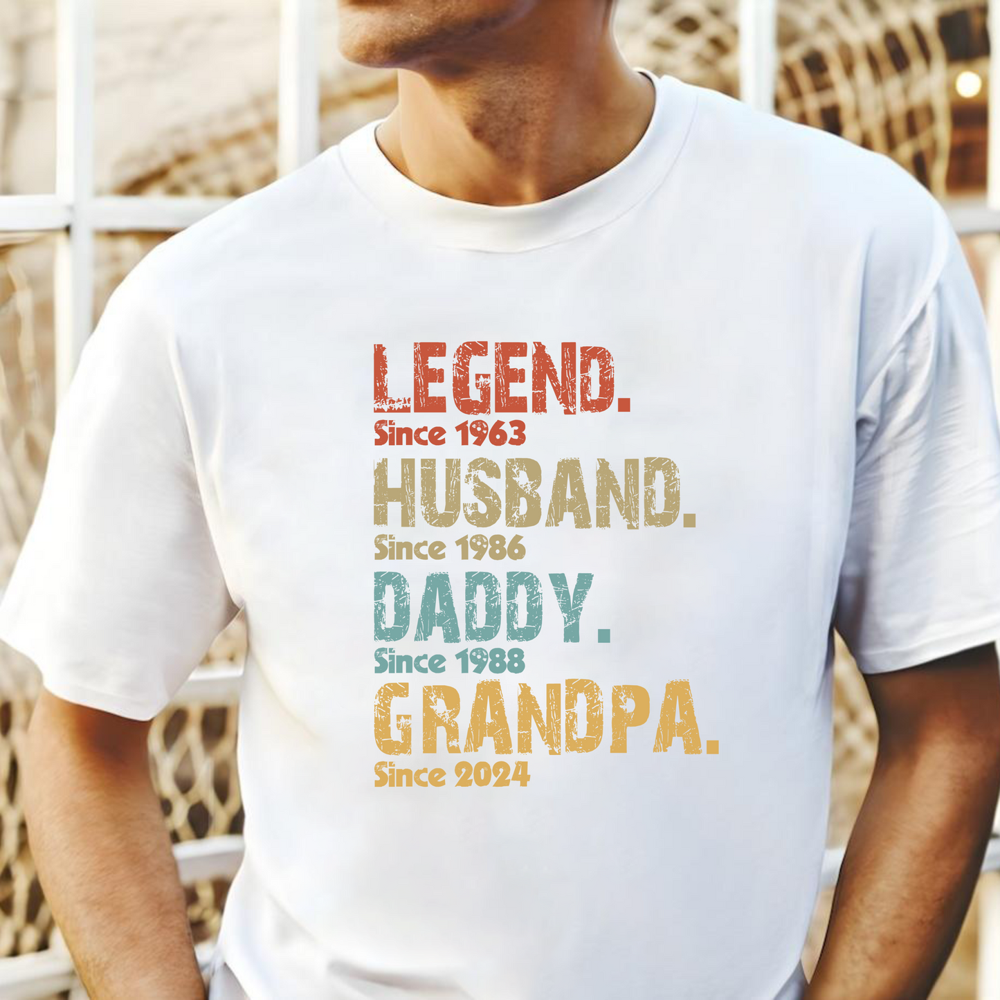 Legendär Seit - Personalisierte Ehre für Vater und Großvater