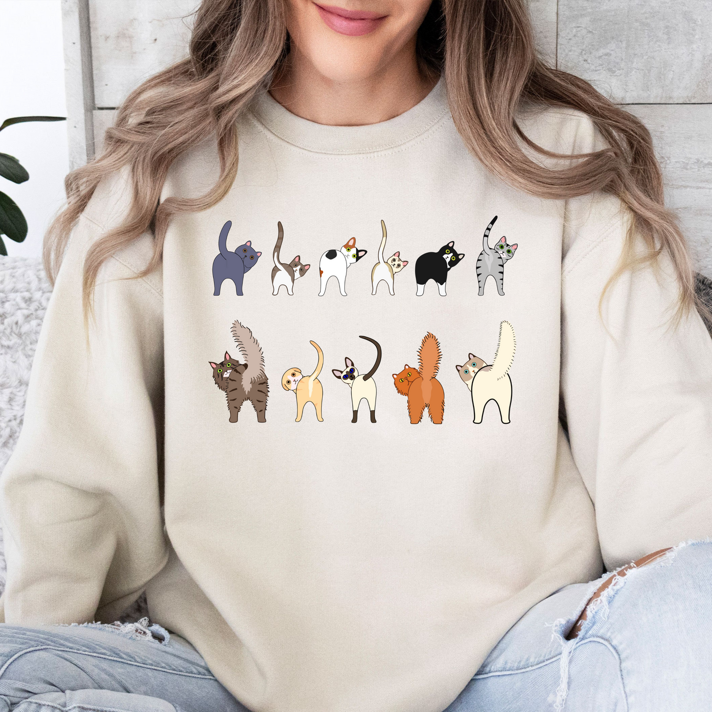 Katzenliebhaber Sweatshirt – Ideales Geschenk für Katzenmamas
