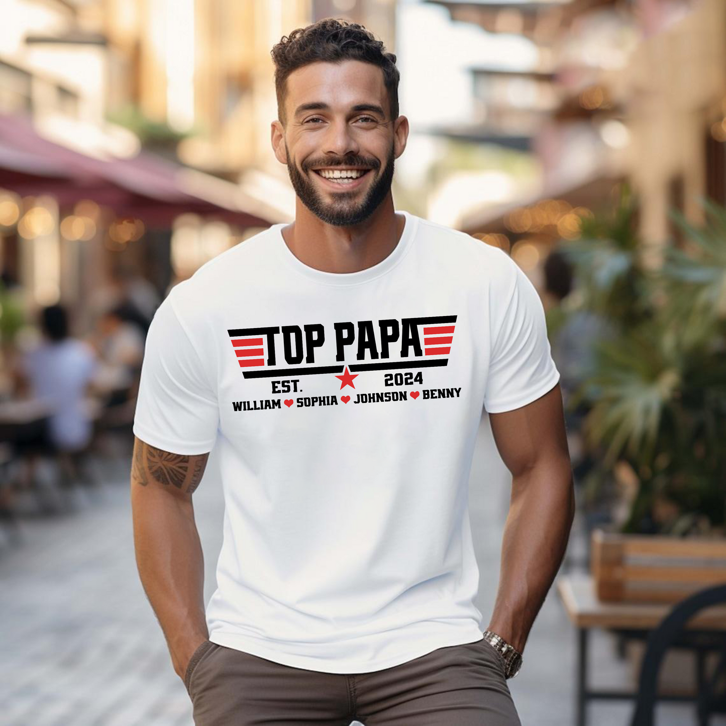 Top Papa: Names & Key Years Customized, Dad's Special Tribute