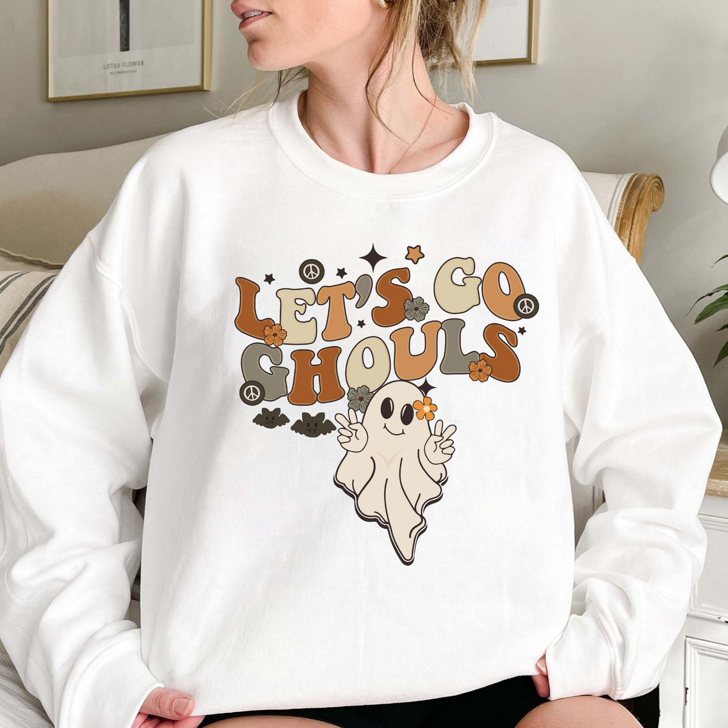 Retro-Halloween-T-Shirt 'Los Geistermädchen' - Geschenk für Herbst- und Gruselfans