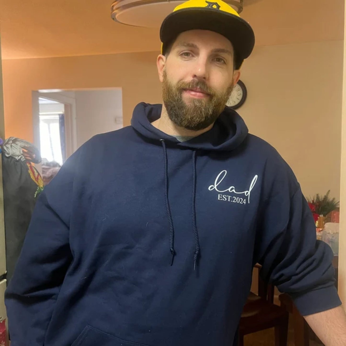 Personalisiertes Vater Sweatshirt und Hoodie mit Kindernamen