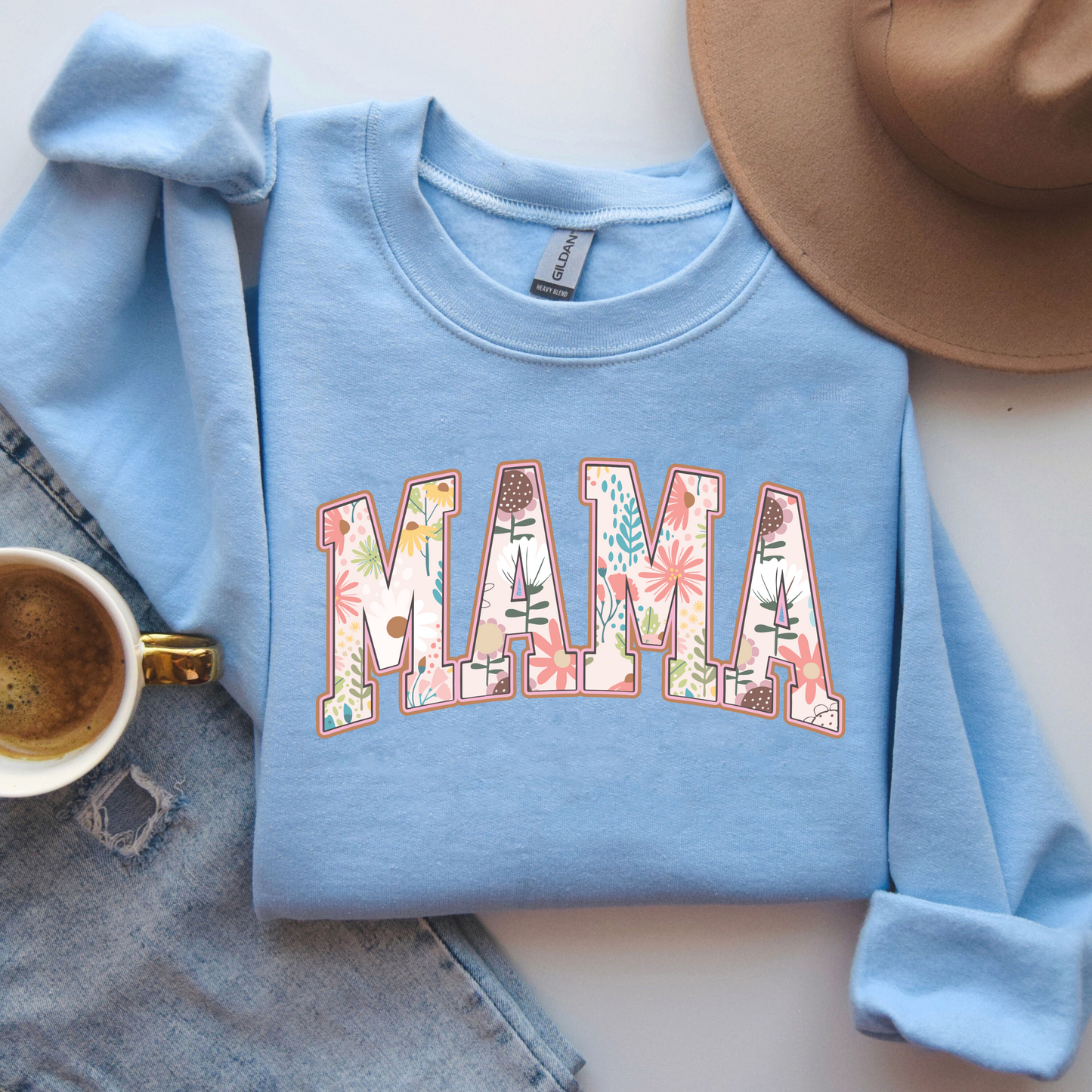 Floral Mama - Strength and Beauty Women’s Top, Perfect Mother's Day Gift