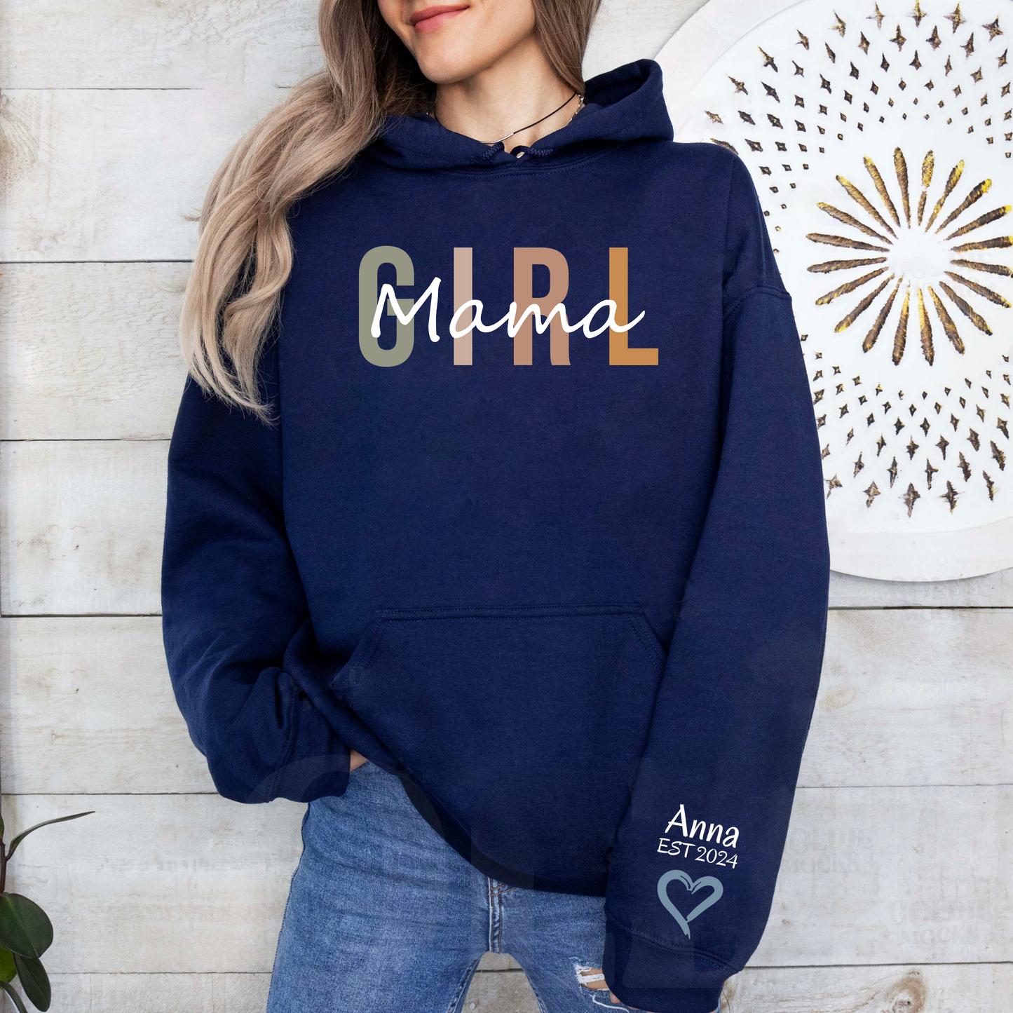 Mama & Töchter Liebesband, Personalisiertes Erinnerungsshirt