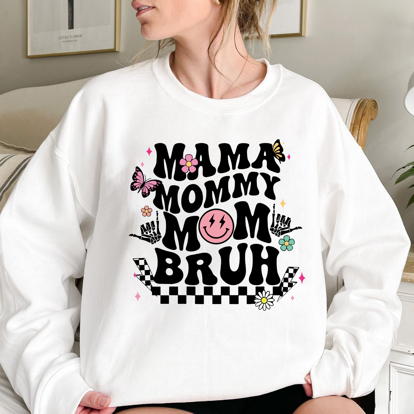 MAMA mommy mom BRUH Shirt, Bruh Shirt, Mom Bruh Tee, Funny Mom Tee