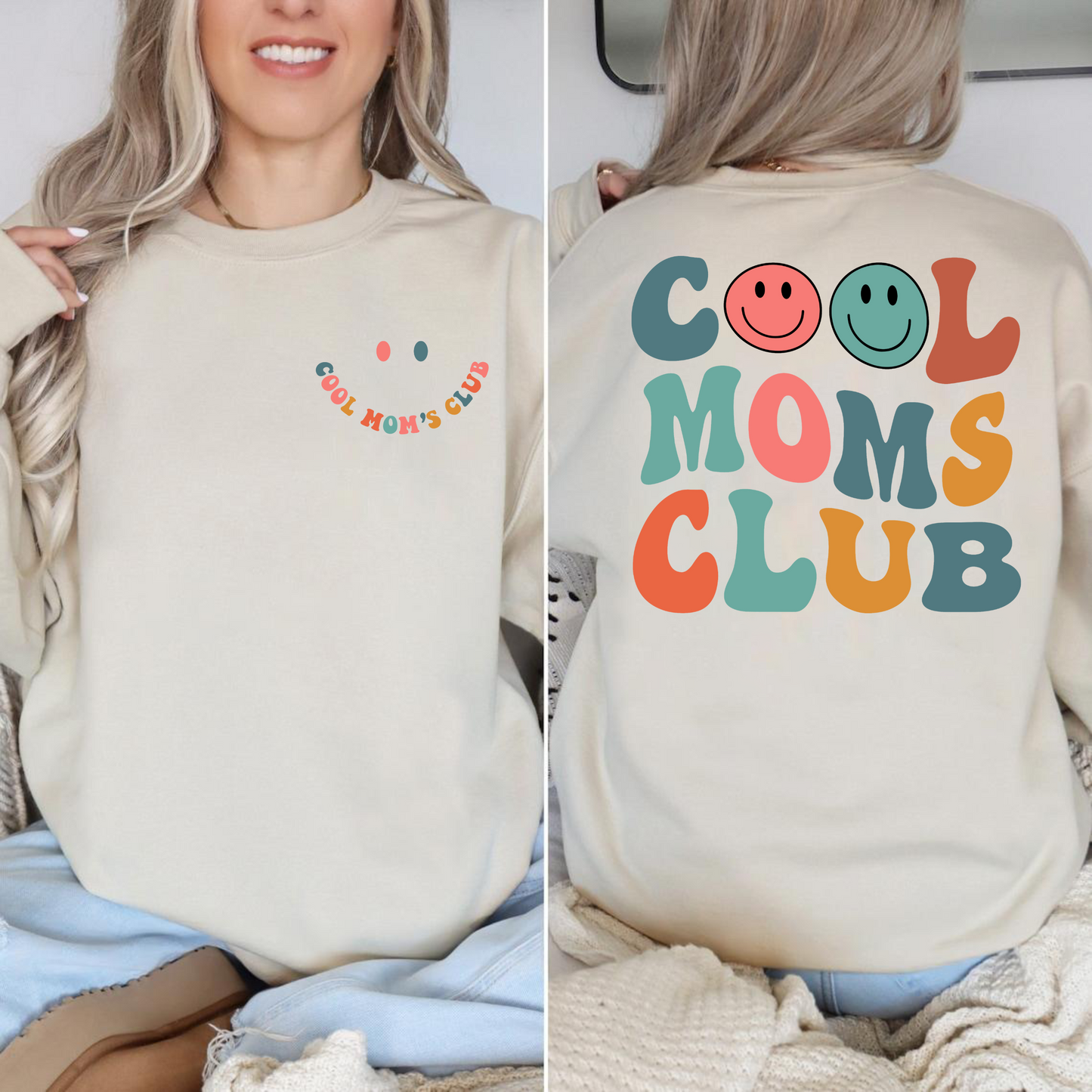 Cool Moms Club Trend-Shirt, Mütter-Modestatement