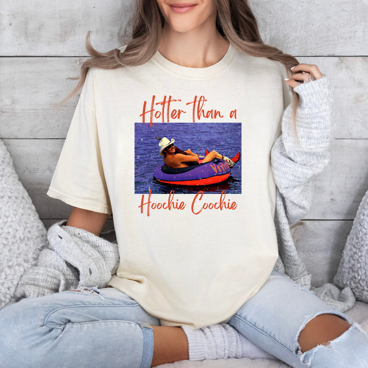 Lustiges Hotter Than a Hoochie Coochie Geschenk für Meme-Liebhaber