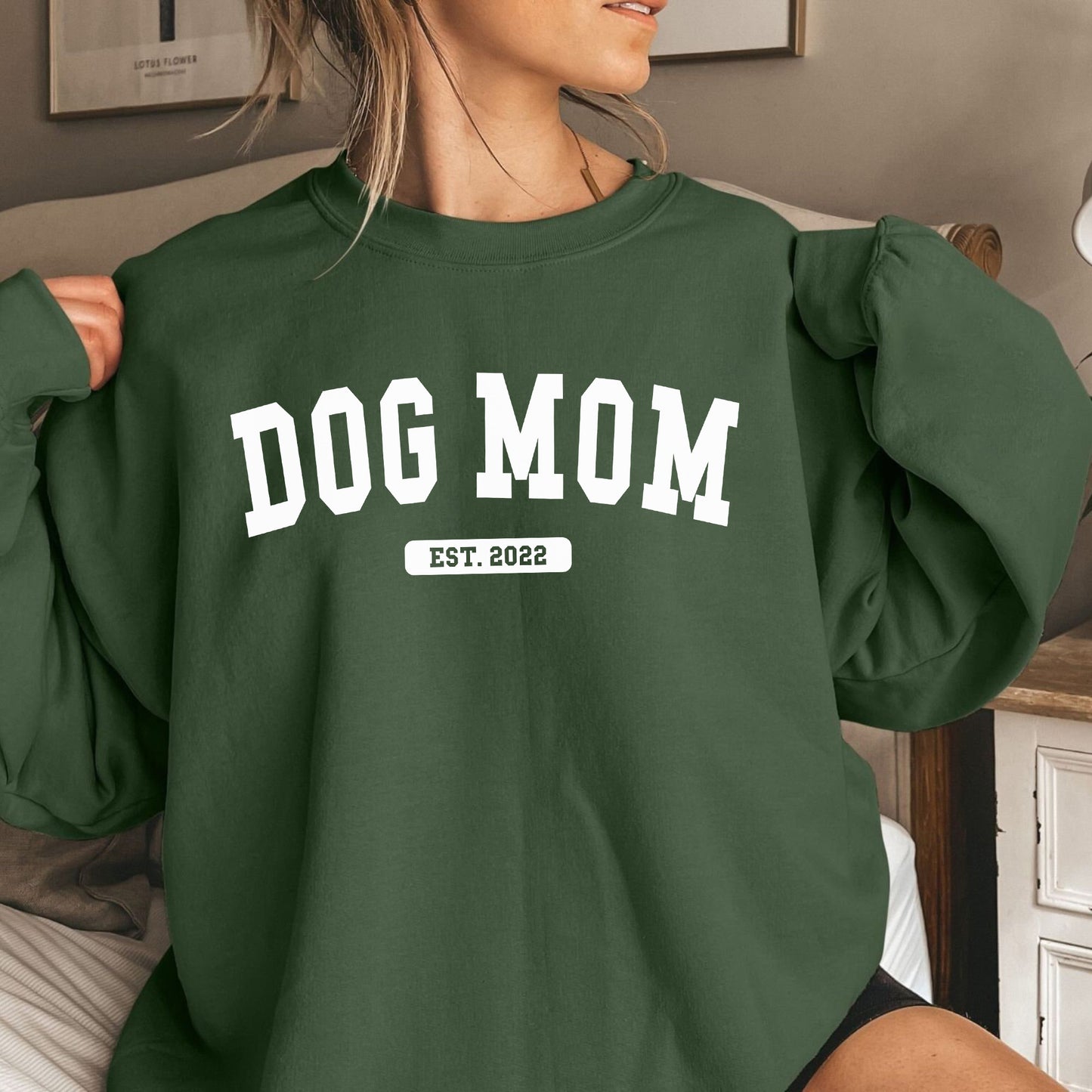 Personalisiertes Hundemama Sweatshirt - Geschenk für Hundeliebhaber