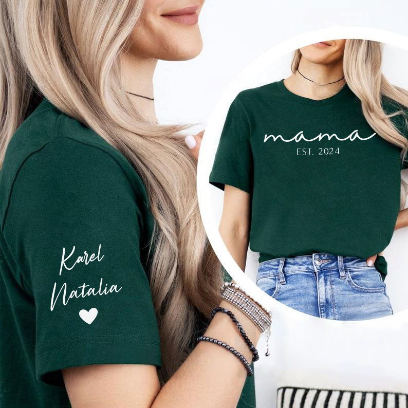 Personalisiertes Mama-Sweatshirt mit Kindernamen - Geschenk für Mama