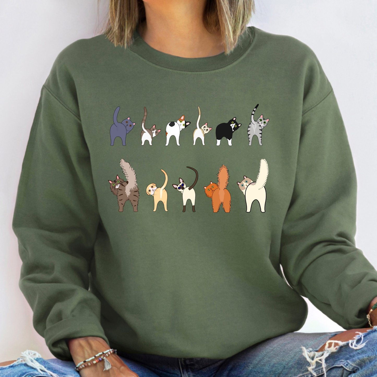 Katzenliebhaber Sweatshirt – Ideales Geschenk für Katzenmamas