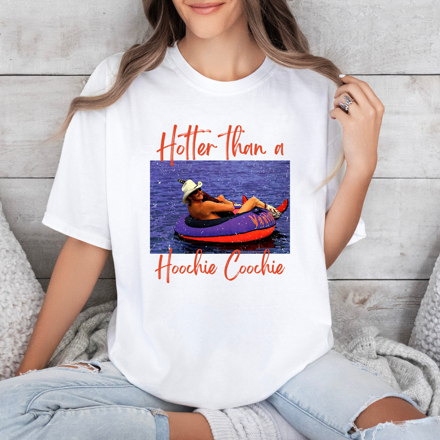 Lustiges Hotter Than a Hoochie Coochie Geschenk für Meme-Liebhaber