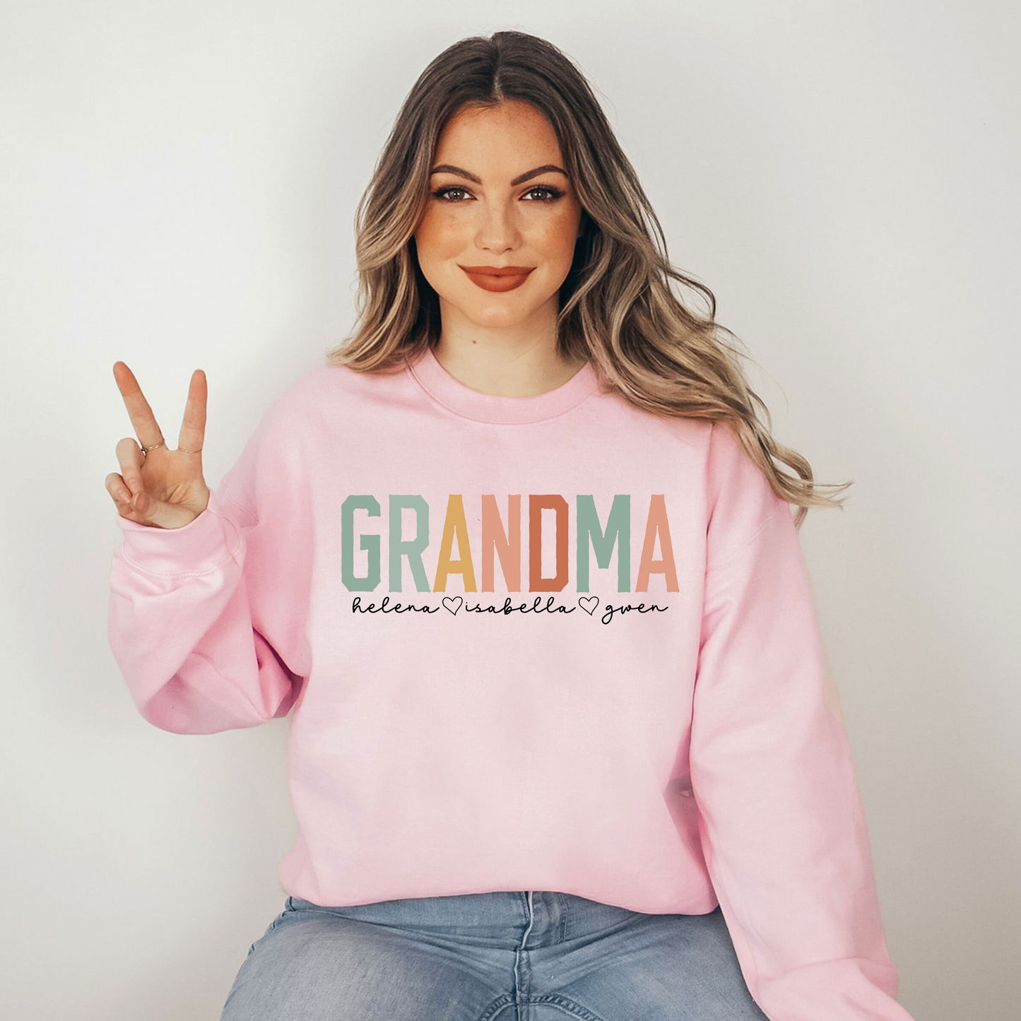Personalisierte Retro Oma Bluse, Geschenk für Großmutter