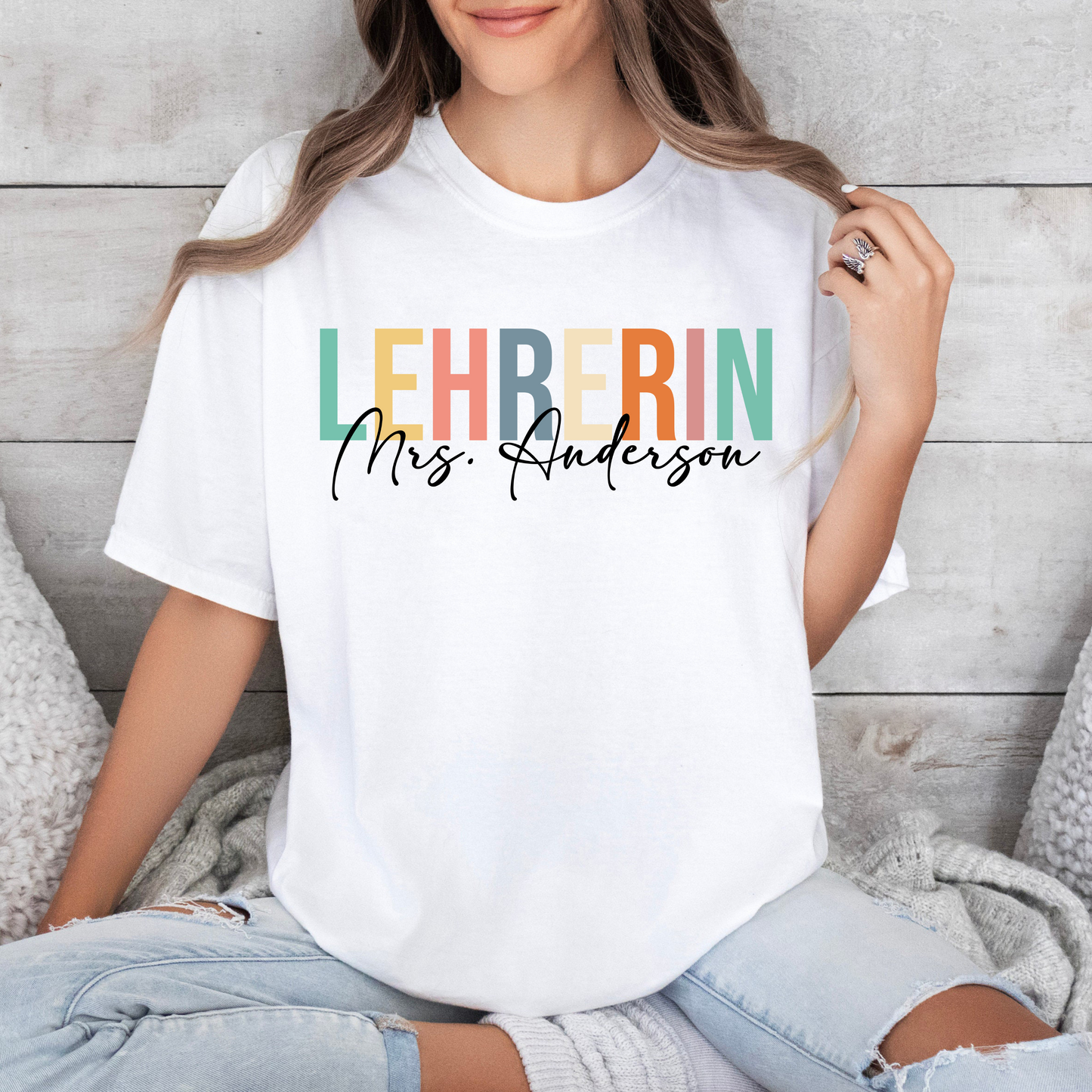 Personalisierte Lehrer Team Geschenk zum Schulanfang