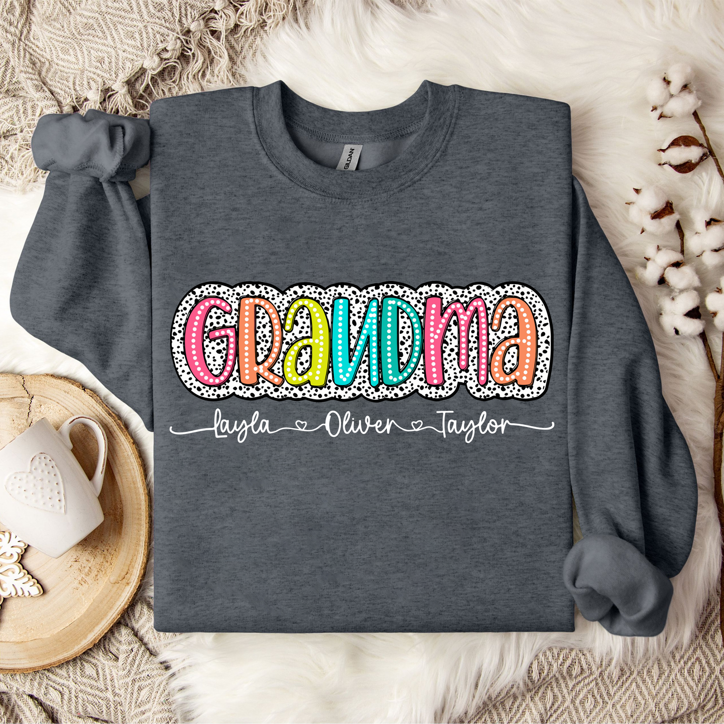Oma Dalmatiner Design - Mit Liebe personalisiertes Geschenk