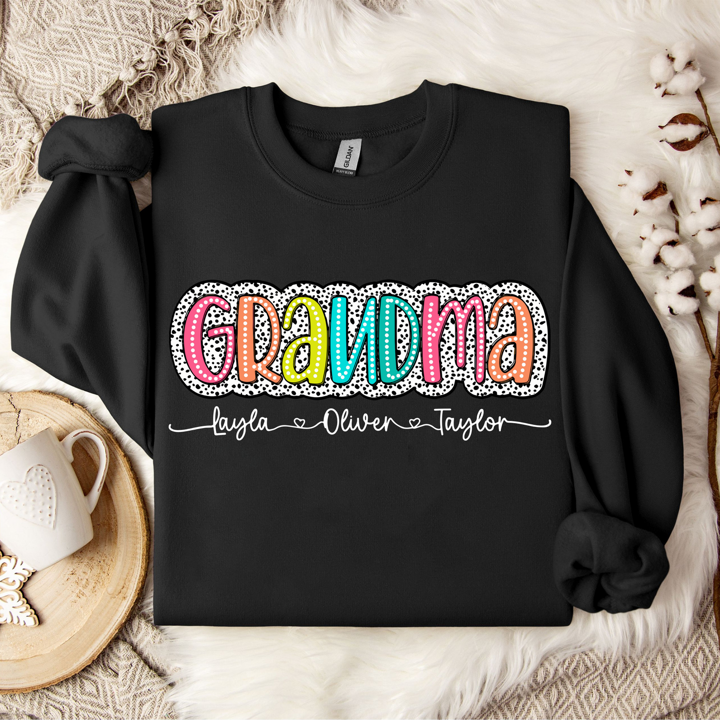 Oma Dalmatiner Design - Mit Liebe personalisiertes Geschenk