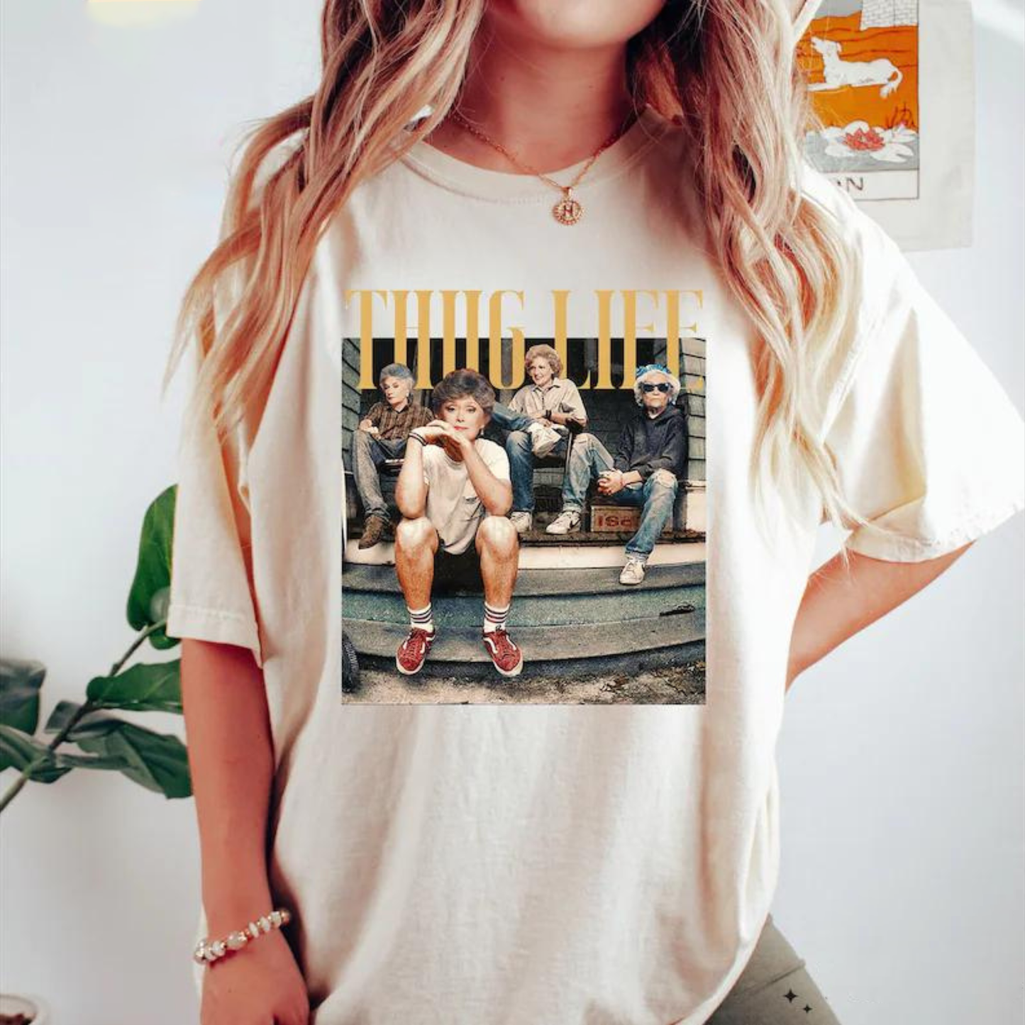 Golden Girls Thug Life - Komfort-Shirt für Sitcom-Fans