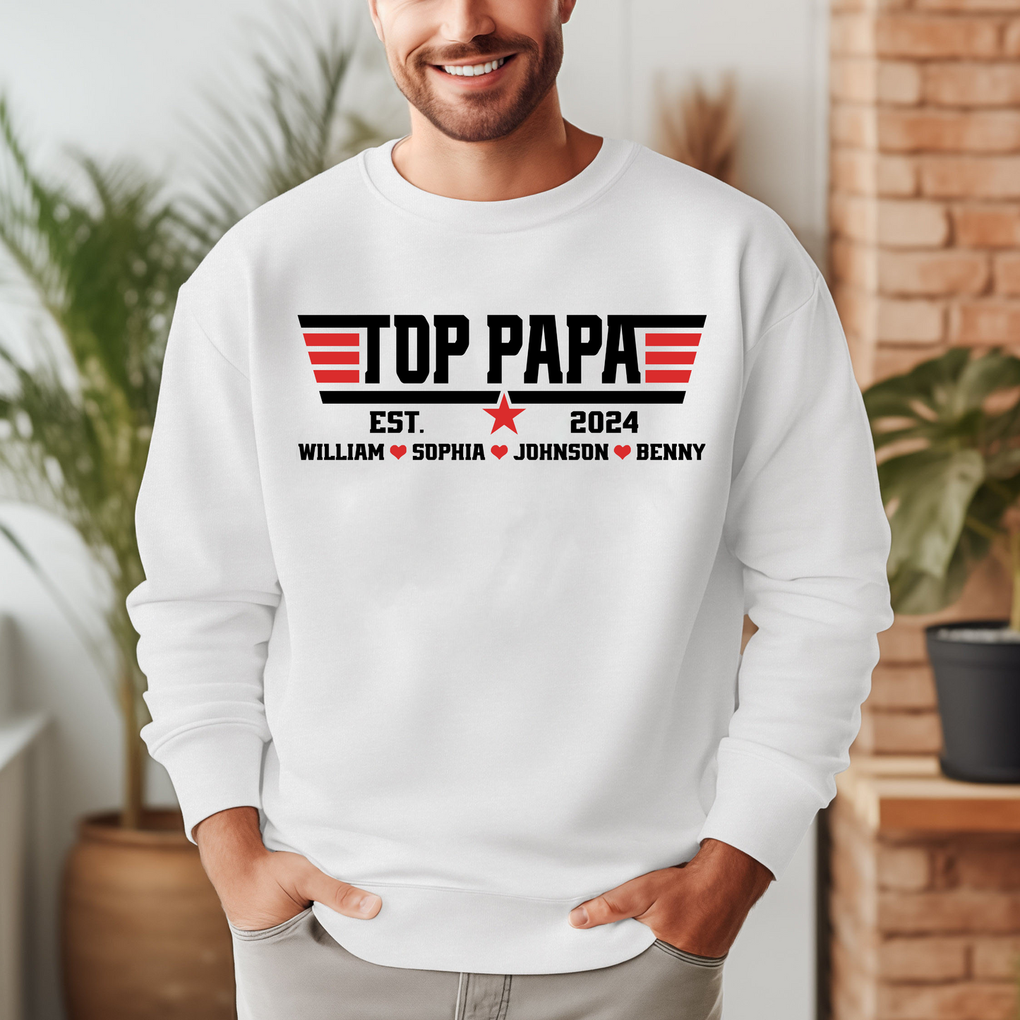 Top Papa: Names & Key Years Customized, Dad's Special Tribute