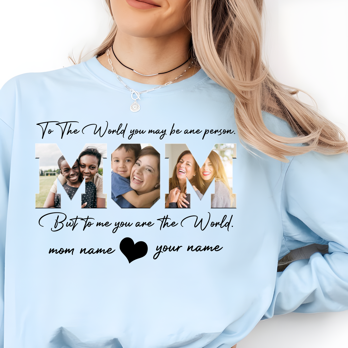 Personalisierte Mama-Shirt mit Foto - Muttertagsgeschenk