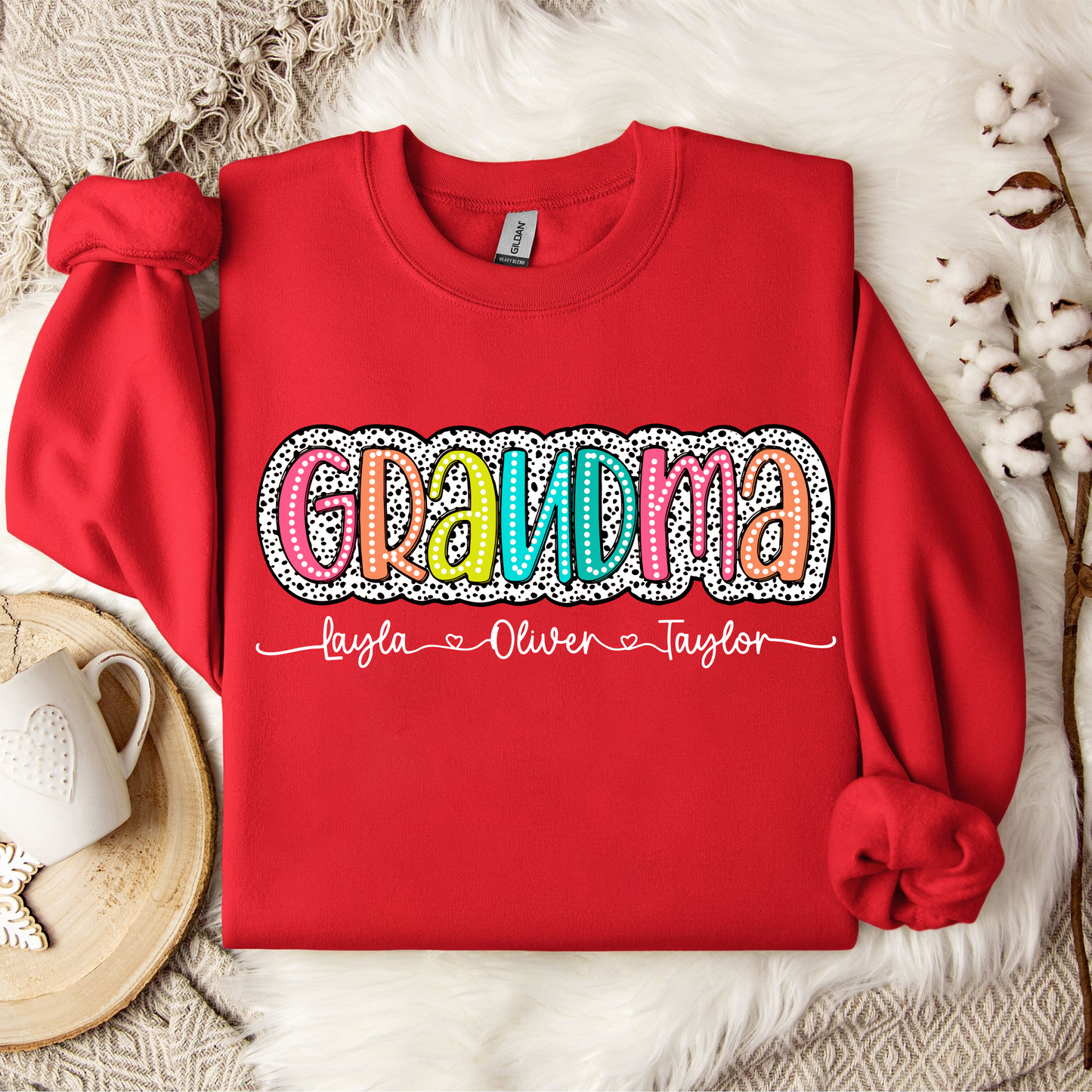 Oma Dalmatiner Design - Mit Liebe personalisiertes Geschenk