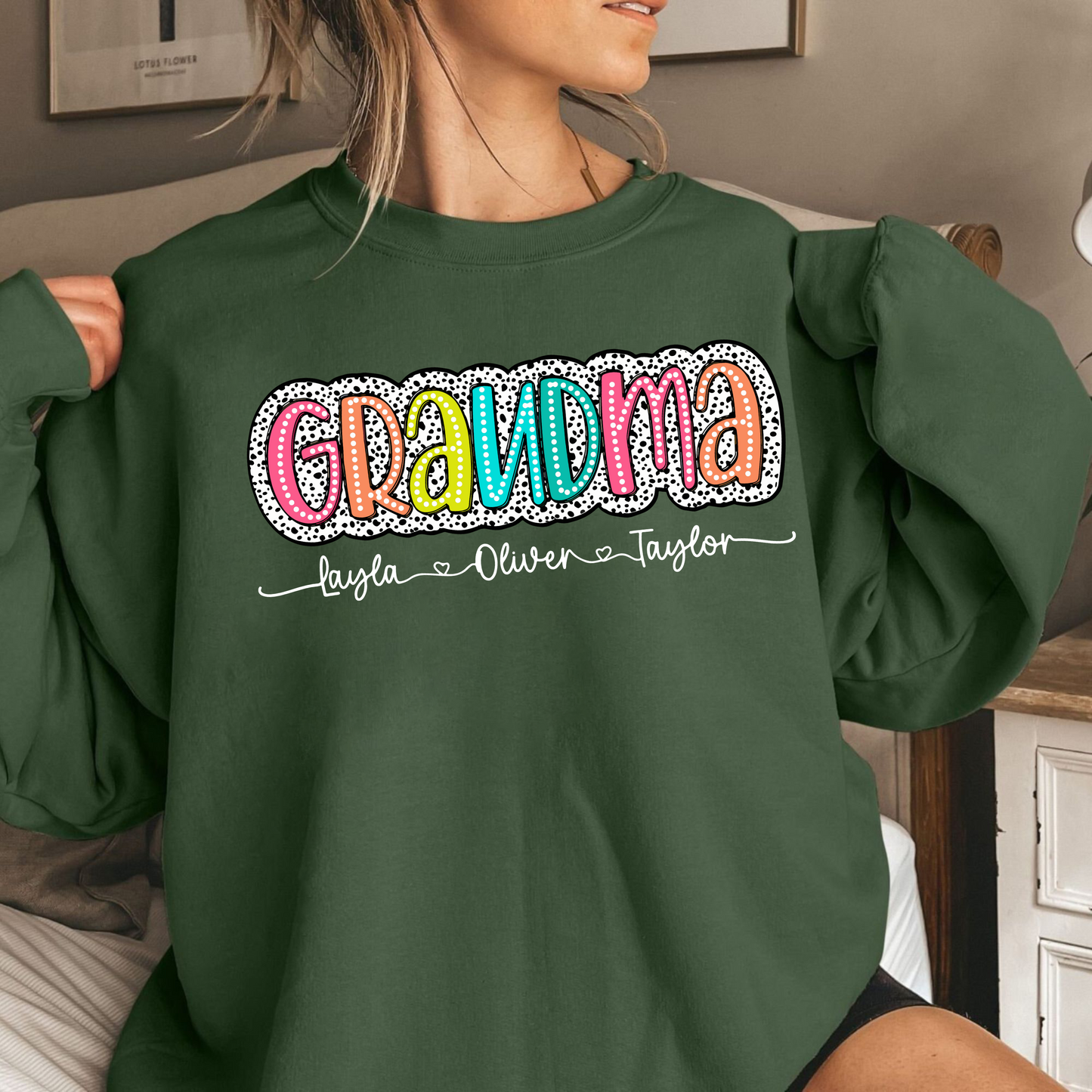 Oma Dalmatiner Design - Mit Liebe personalisiertes Geschenk