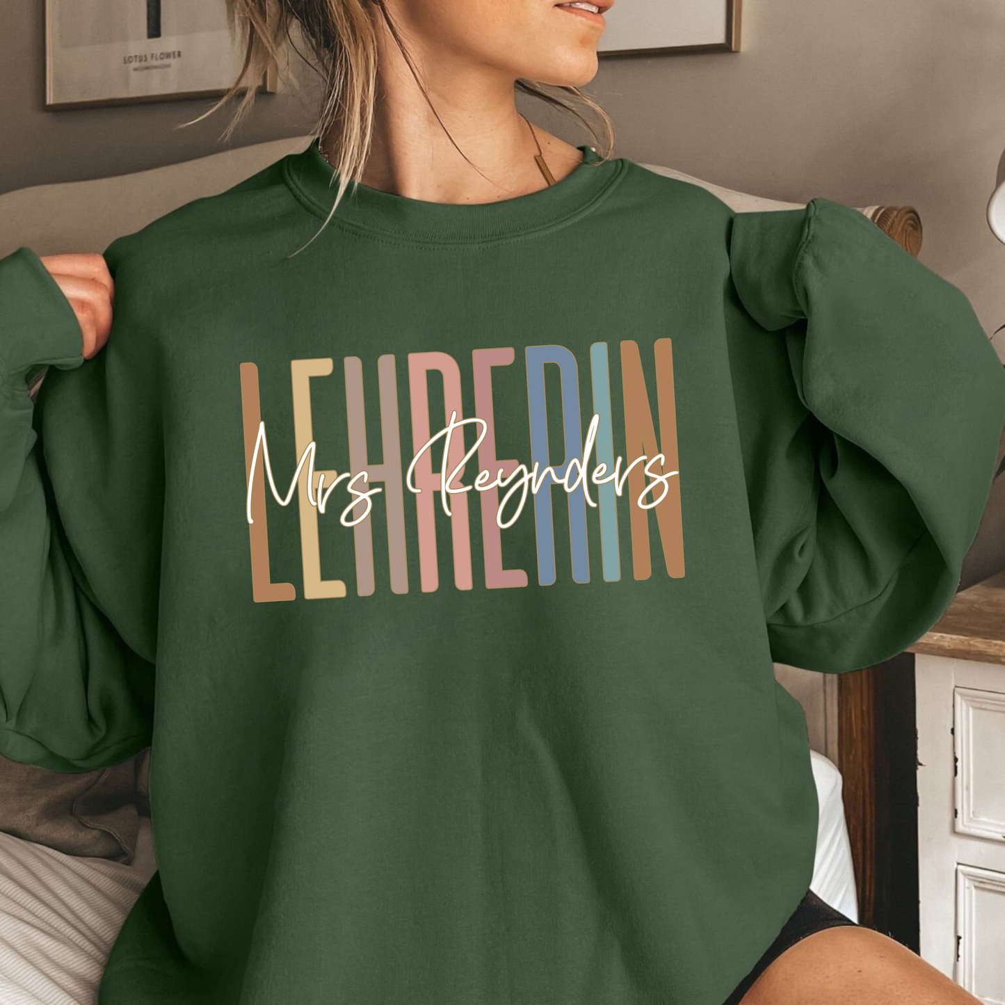 Personalisierter Retro-Spruch für Lehrer - Perfektes Dankeschön-Geschenk