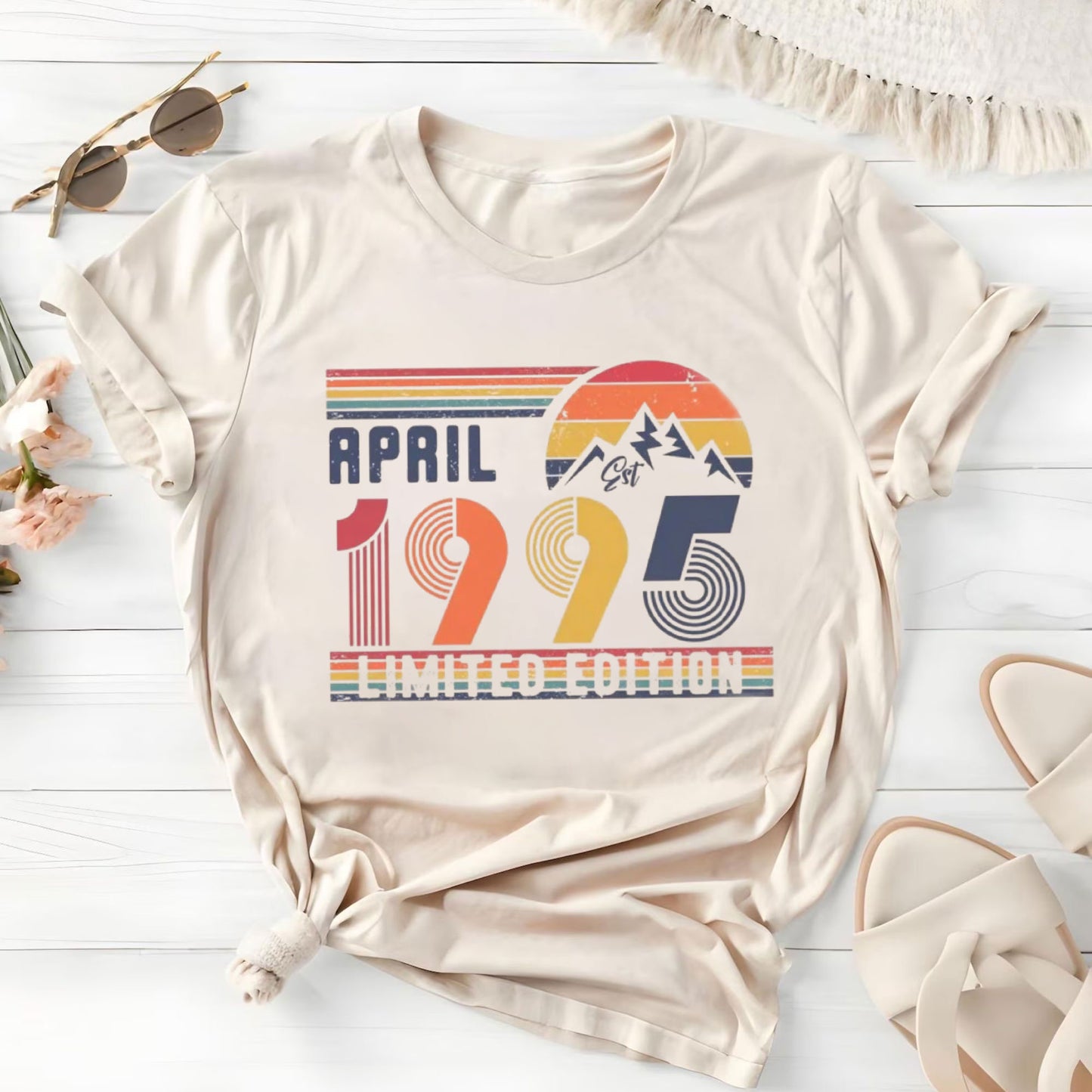 Retro-Geburtstags-Shirt – Personalisiertes Geburtstagsgeschenk mit Jahreszahl
