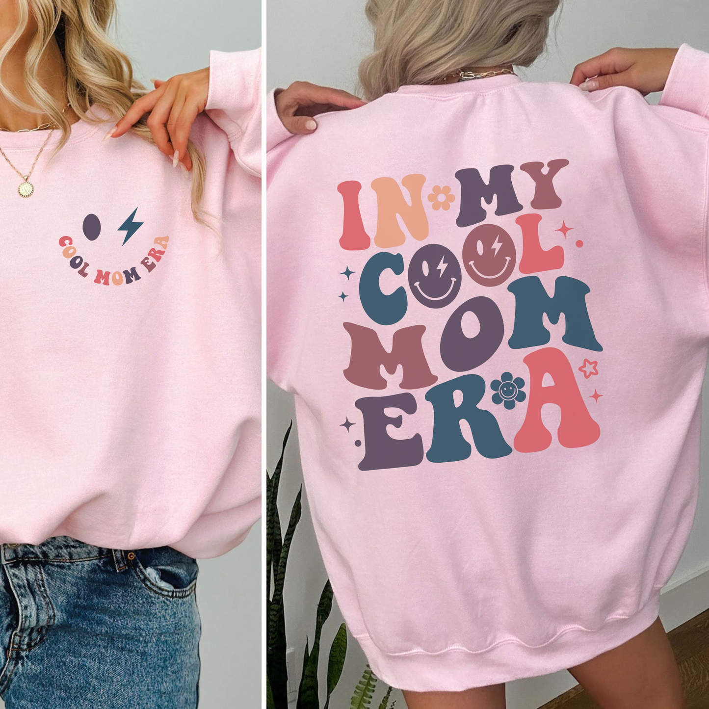 Embracing the Cool Mom Era - Chic Mother's Day Sweatshirt
