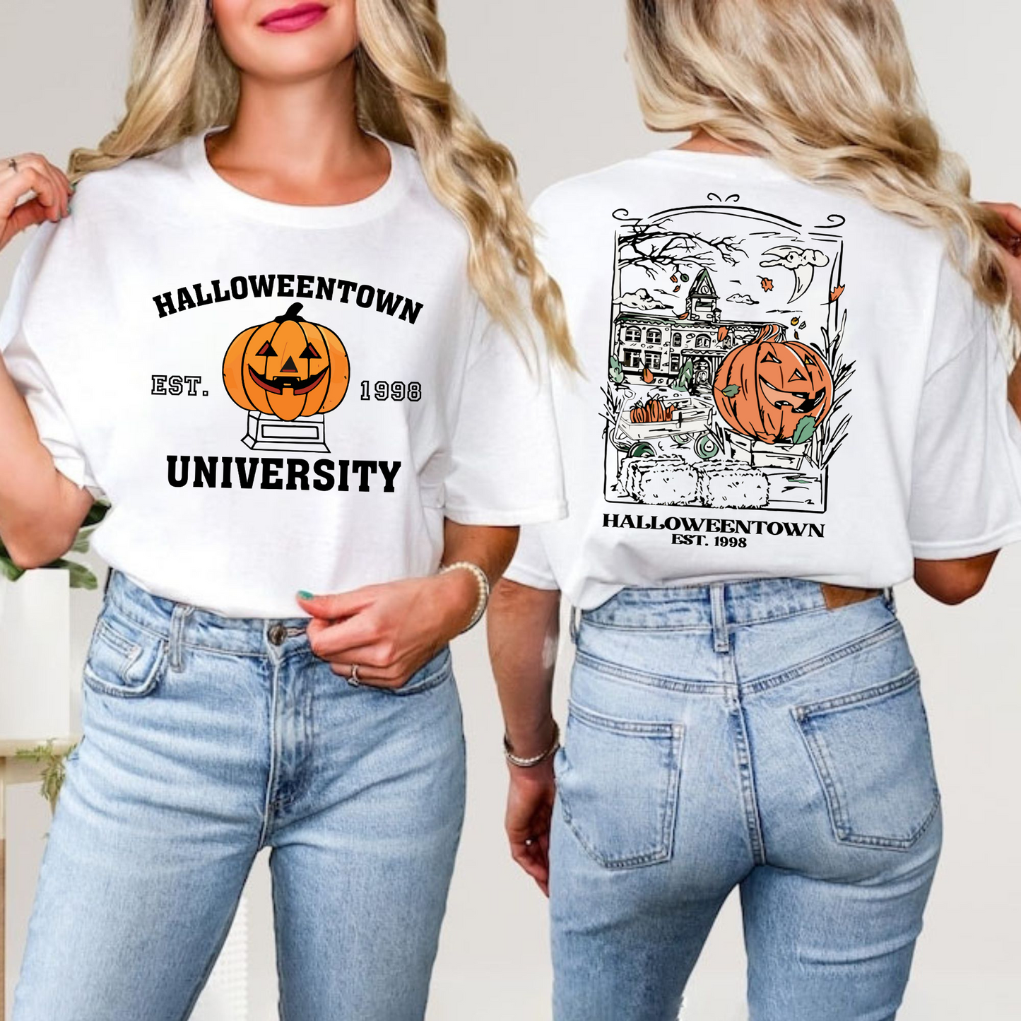 Vintage Halloweentown 1998 T-Shirt - Geschenk für Halloween- und Herbstfans
