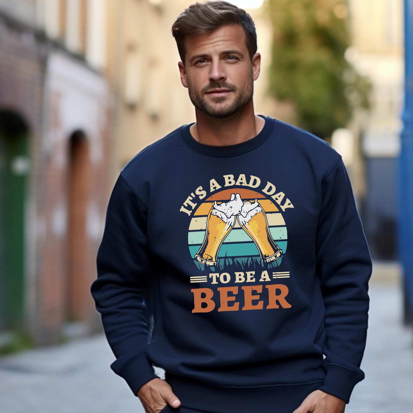 It's A Bad Day To Be A Beer - Lustiges Trinkshirt für Bierfreunde