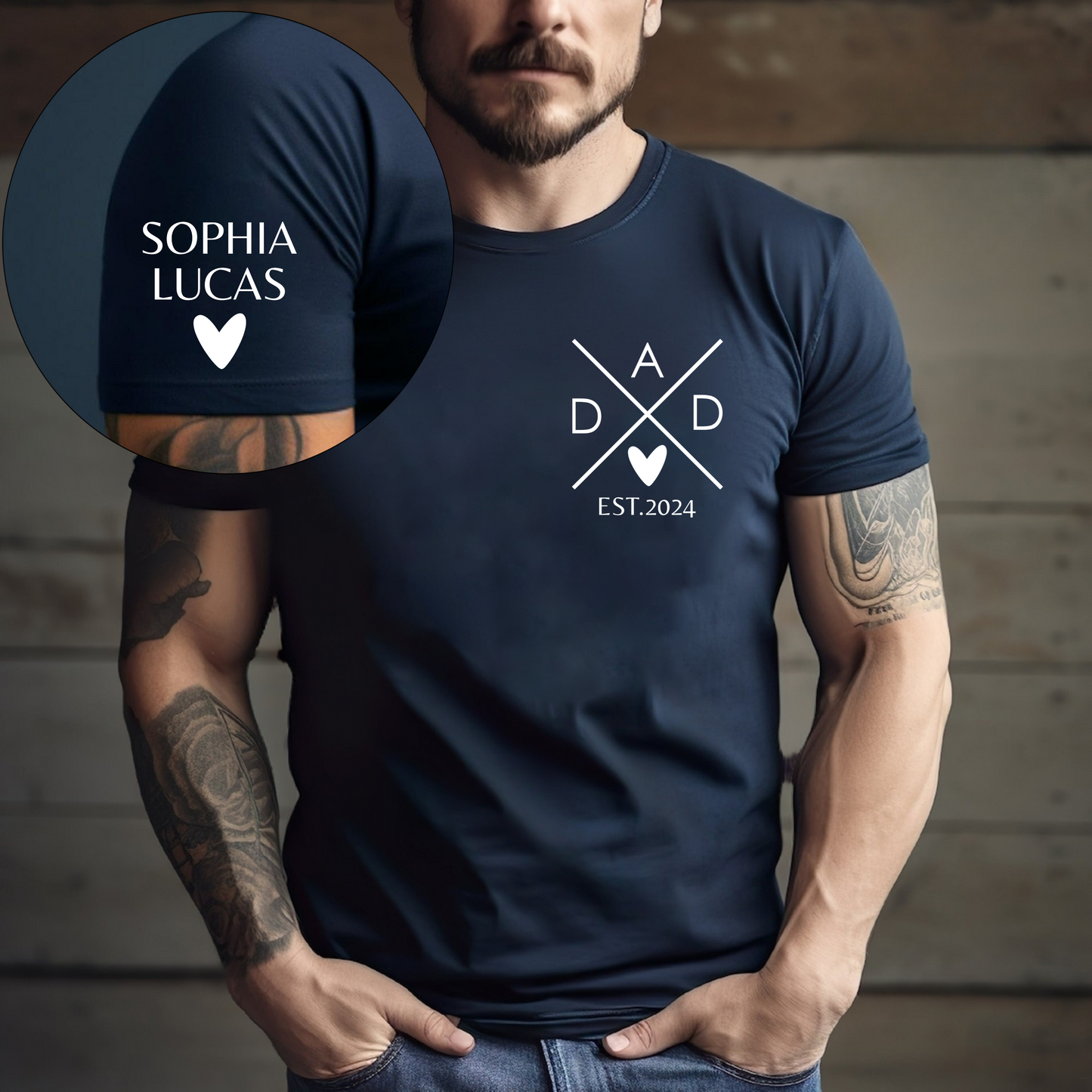 Dad Legacy Shirt - Customized with Milestone Years and Children’s Names