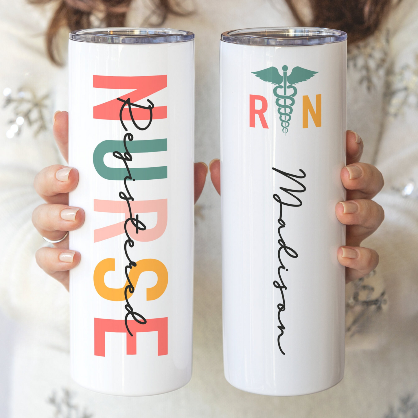 Personalized Nurse Tumbler - Appreciation Gift for Nursing Graduates