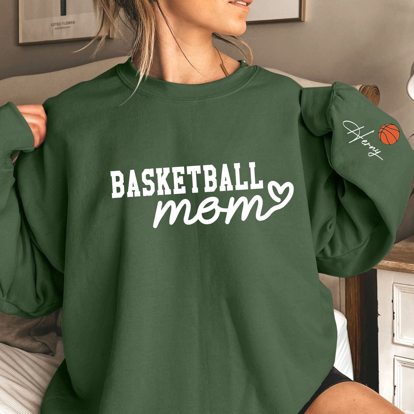 Customized Basketball Mom Shirt - Basketball Mom Sweatshirt