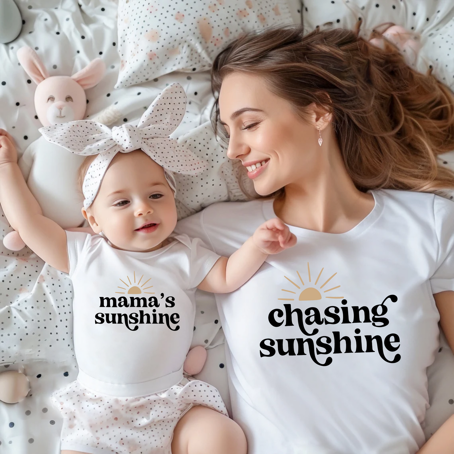 Mommy and Me Set - Chasing Sunshine - Geschenk für Mama und Baby