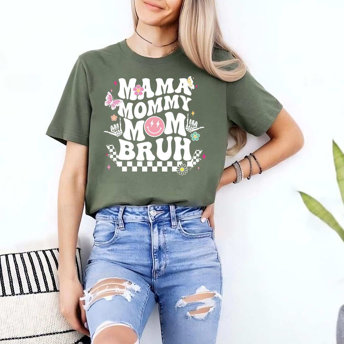 MAMA mommy mom BRUH Shirt, Bruh Shirt, Mom Bruh Tee, Funny Mom Tee