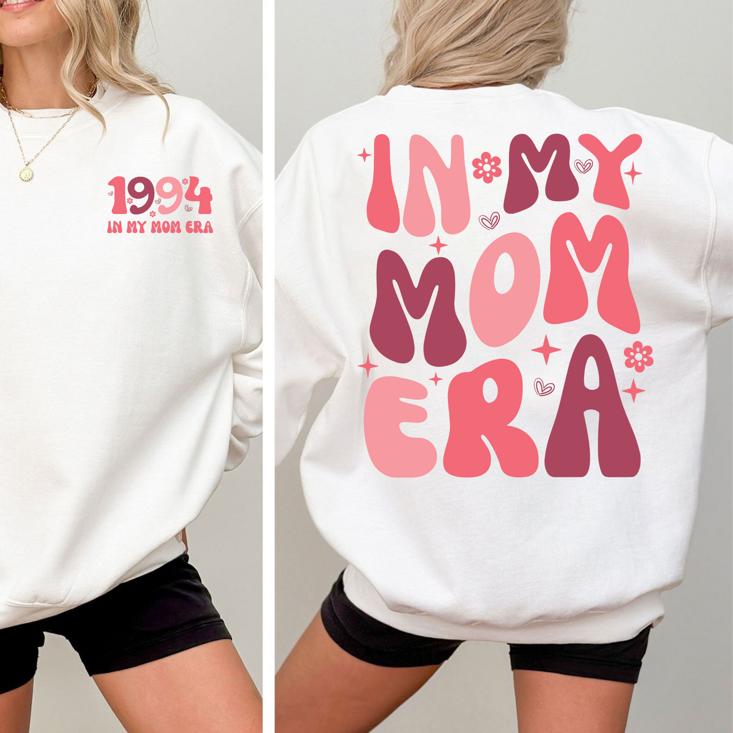 Mama-Jahre - Personalisierter Jahrgang Sweatshirt für Mütter