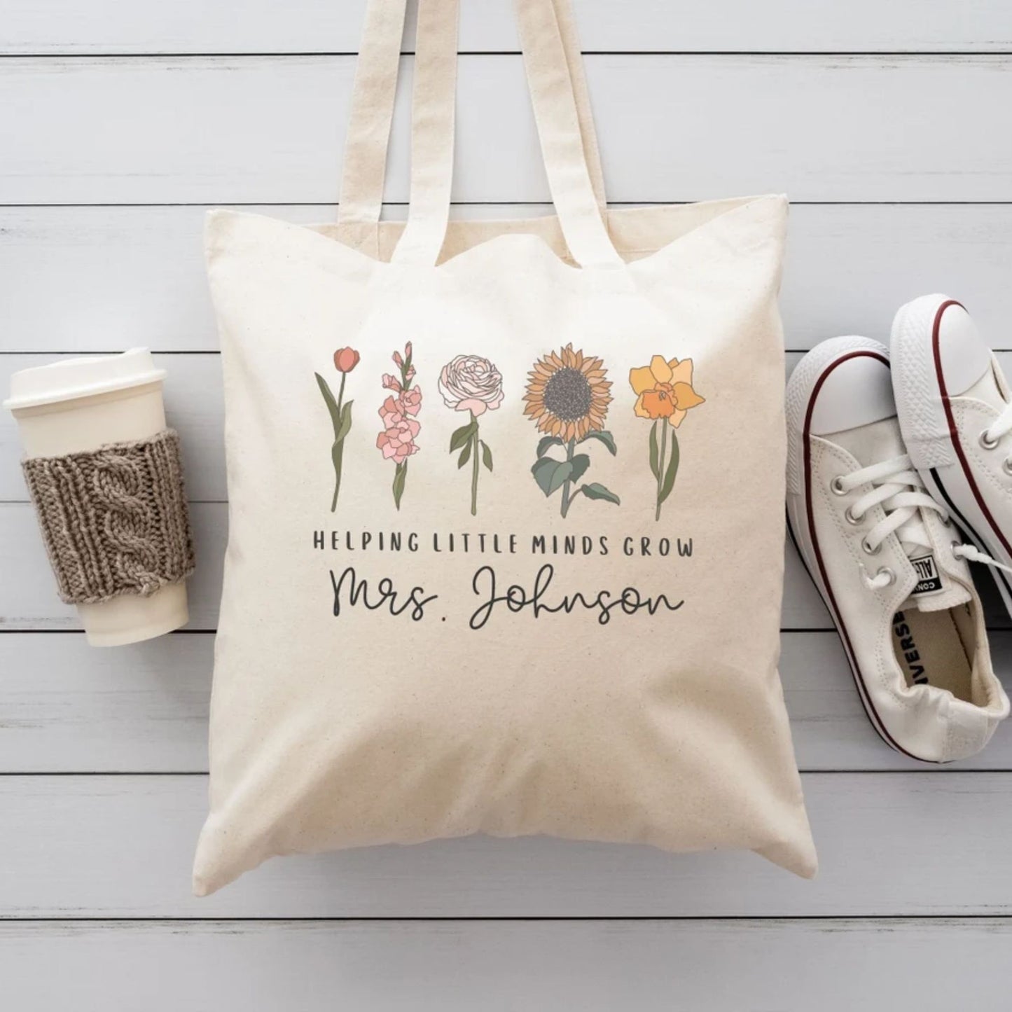 Personalisierte Lehrer Tragetasche - Individuelles Lehrer Geschenk