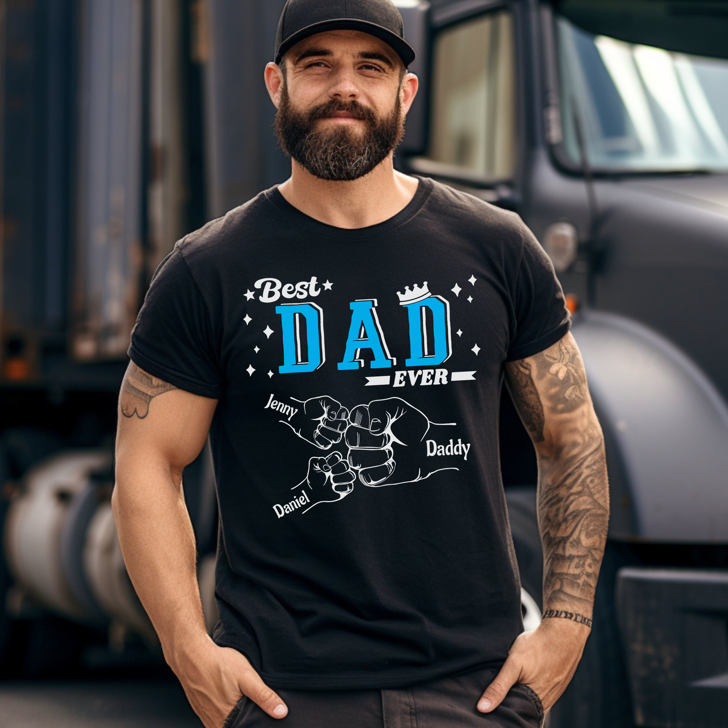 Dad Fist Bump - Unique Personalized Gift
