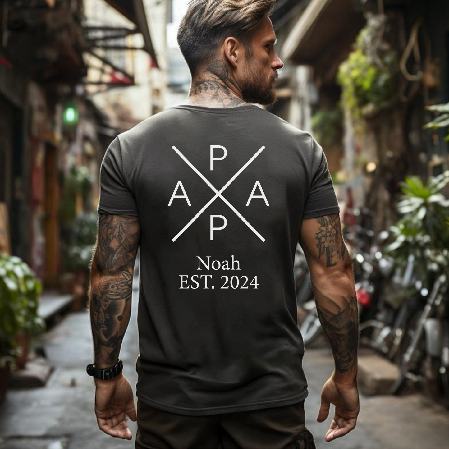 Papa's Pride - Celebrated with Names and Special Years