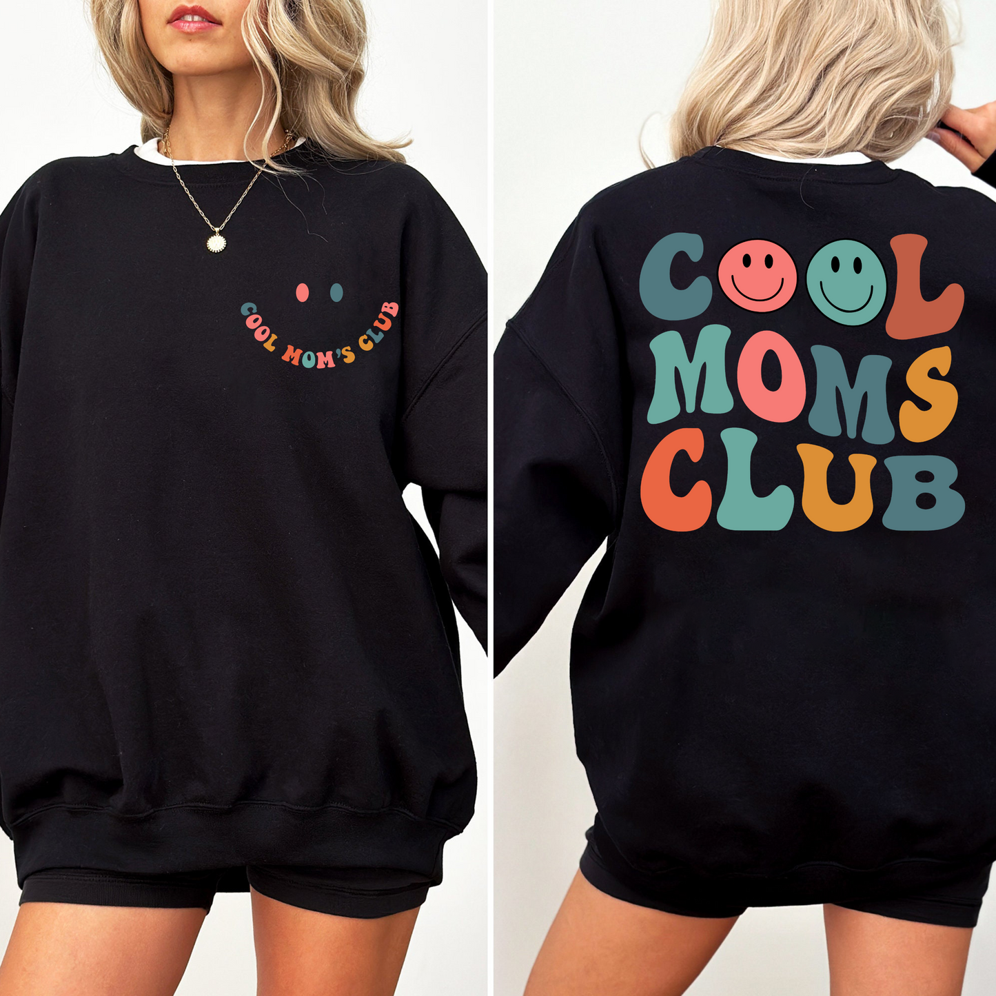 Cool Moms Club Trend-Shirt, Mütter-Modestatement