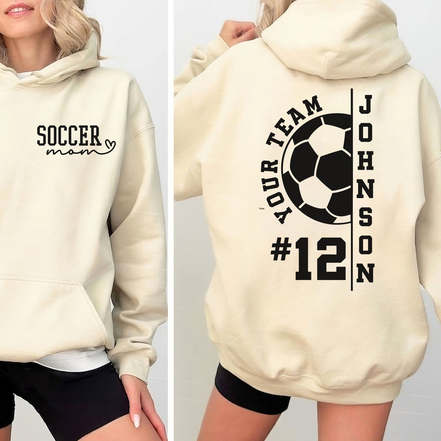 Personalisierte Fußballfan-Liebe – Geschenk für Mütter am Spieltag