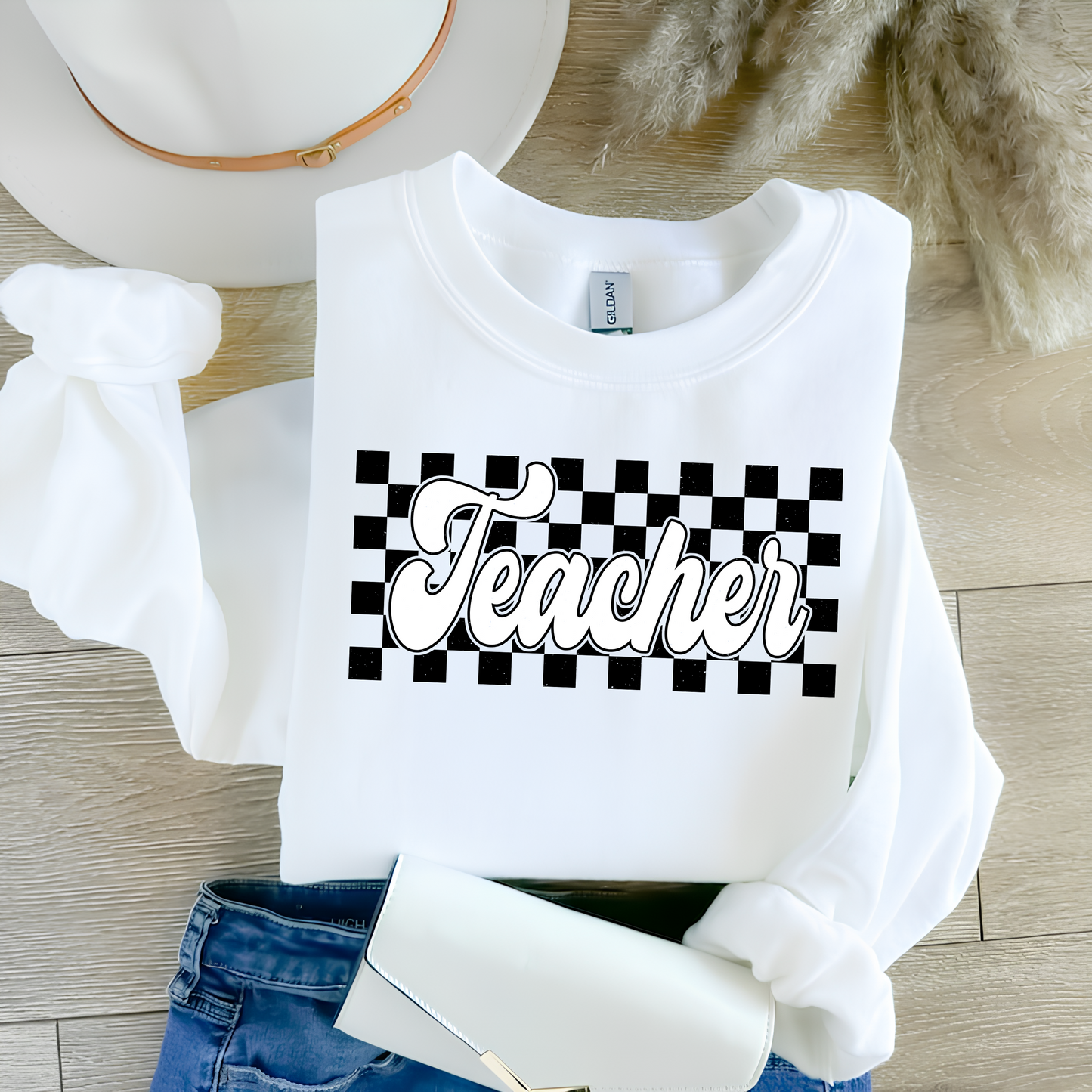 Retro Checkered Teacher Appreciation Gift for Back to School