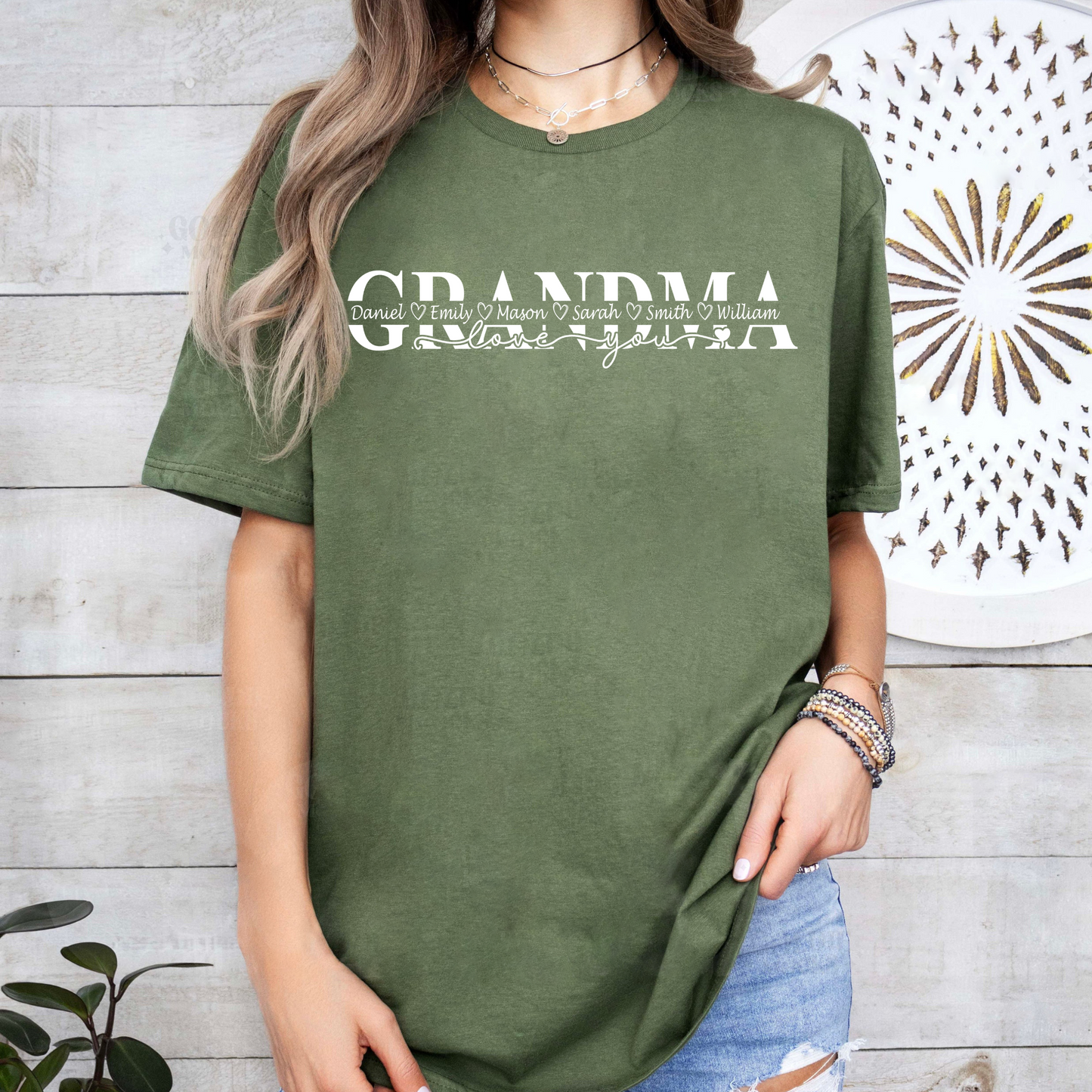 Grandmother's Love - Personalized with Grandchildren's Names