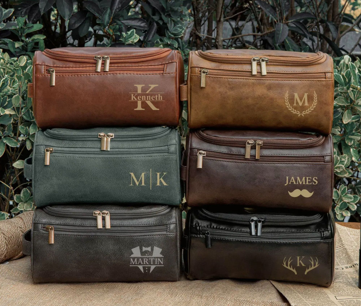 Personalisierte Kulturtasche für Herren, Jahrestagsgeschenk für ihn