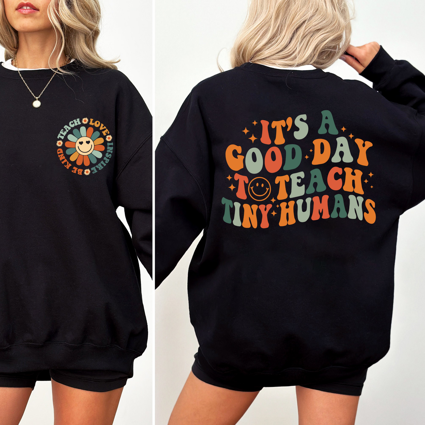 Gute Tag zum Lehren Kleine Menschen Lehrer Sweatshirt