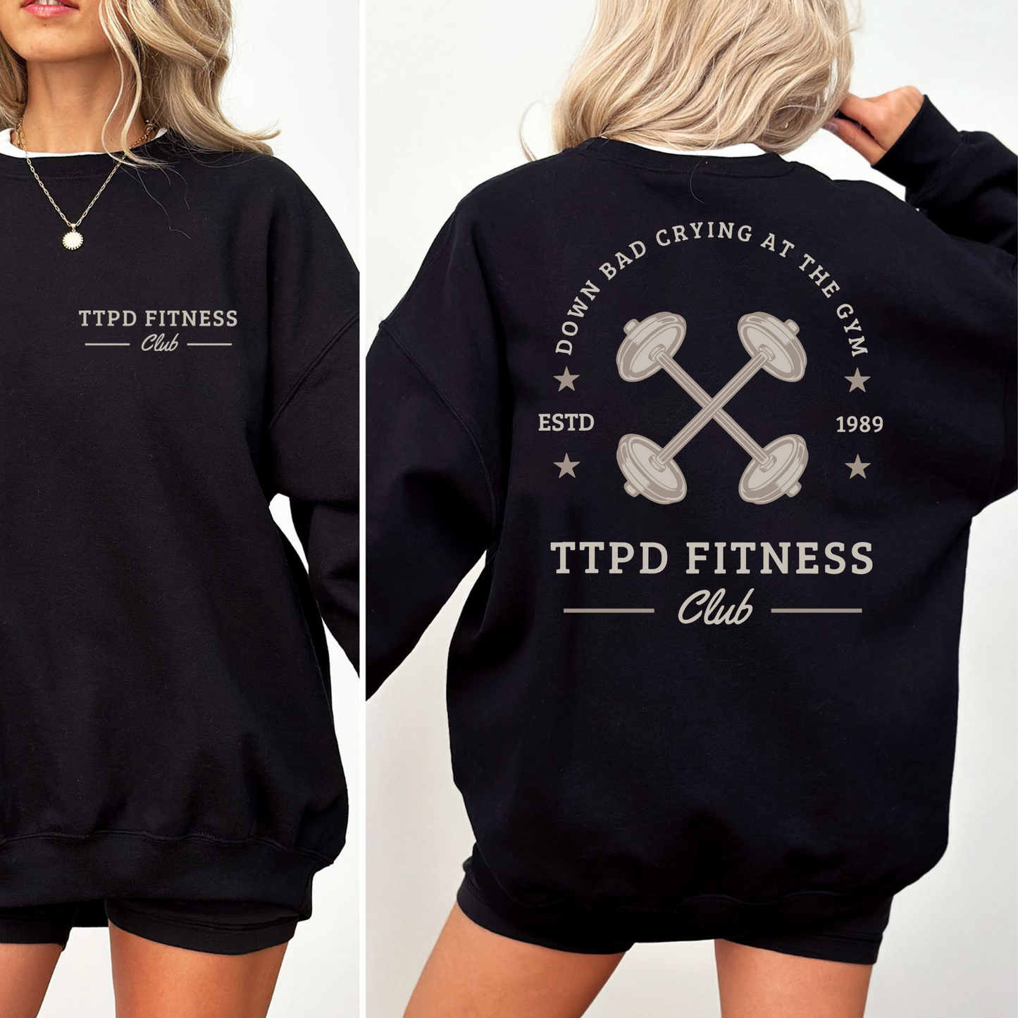 DOWN BAD Crying At The Gym T-shirt