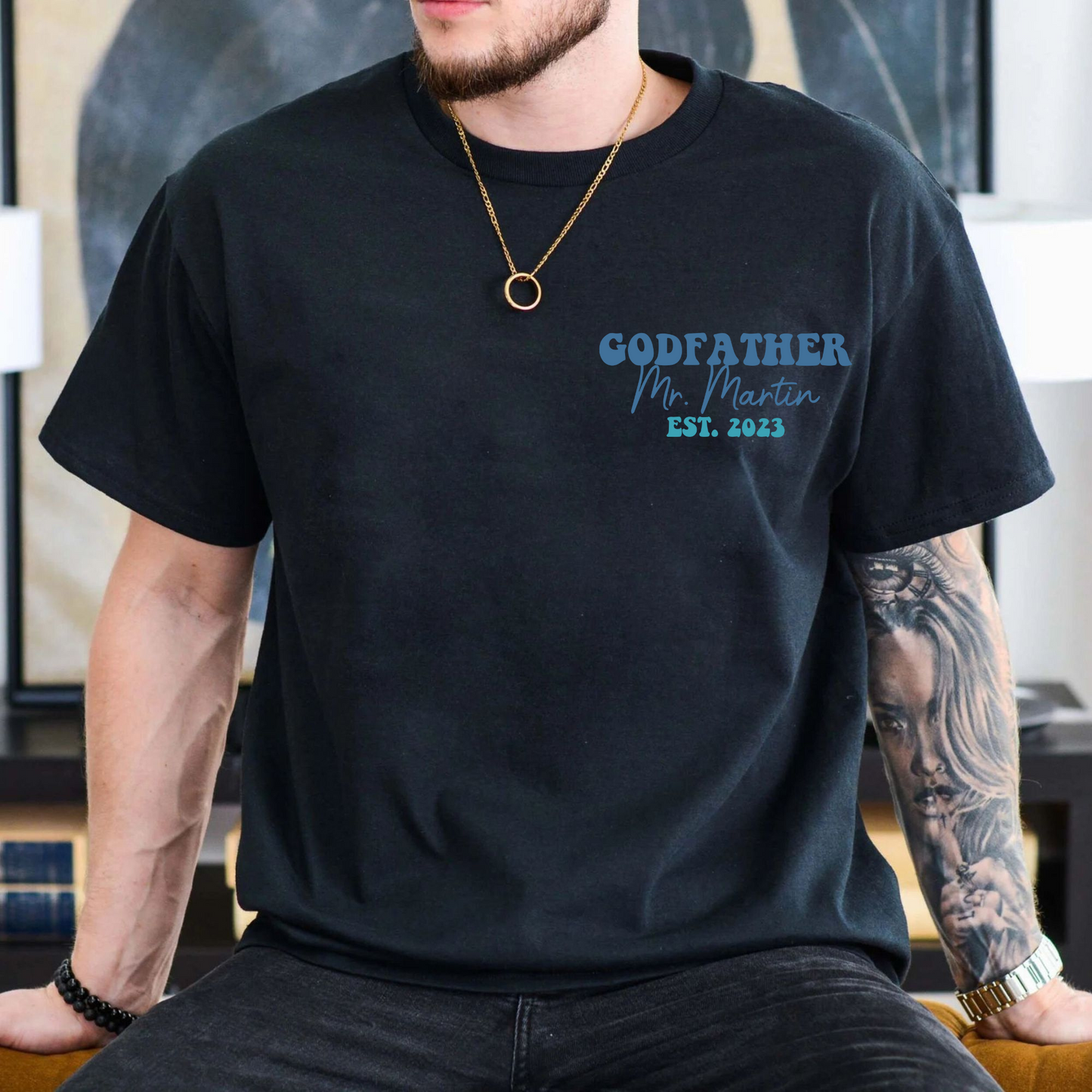 Personalisierter Patenonkel-Sweatshirt - Einzigartiges Geschenk