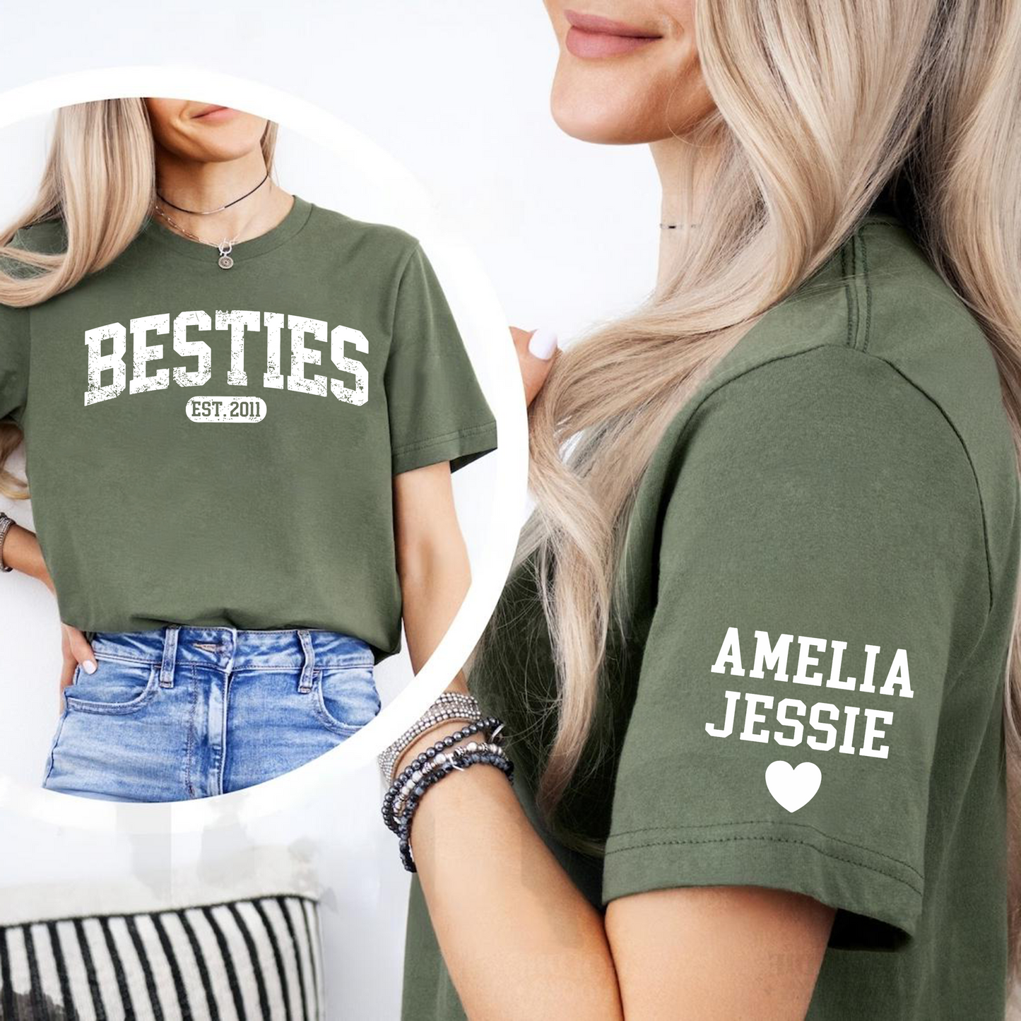 Personalized Bestie Gift with Special Year, Perfect for BFFs